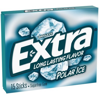 Extra Polar Ice Sugar-Free Mint Chewing Gum - 15ct