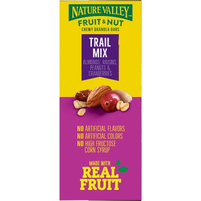 Nature Valley Fruit & Nut Trail Mix Bars - 14.4oz/12ct