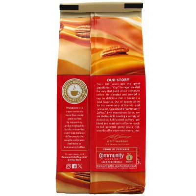 Community Coffee Southern Pecan Praline Medium Roast Ground Coffee - 12oz