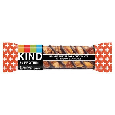 KIND Protein Bars Peanut Butter Dark Chocolate + Protein Nutrition Snacks - 16.8oz/12ct: Cholesterol Free, Gluten-Free
