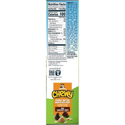 Quaker Chewy Peanut Butter Chocolate Chip Granola Bars - 15.2oz/18ct