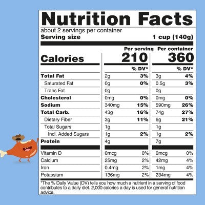 4Sisters Roasted Chicken White Rice Kid's Pouch Chicken Bob - 8.5oz
