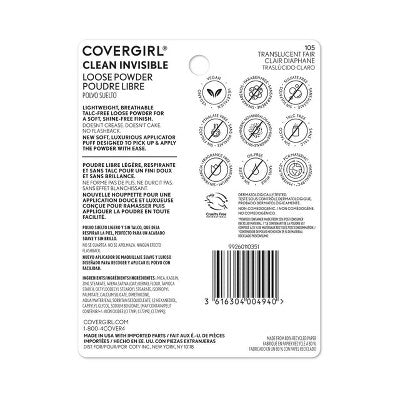 COVERGIRL Clean Invisible Loose Powder - 0.7oz