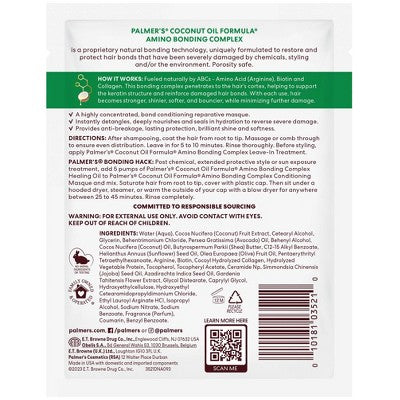 Palmer's Coconut Oil Formula Amino Bonding Complex Bonding Conditioning Masque Pack - 2.1 fl oz