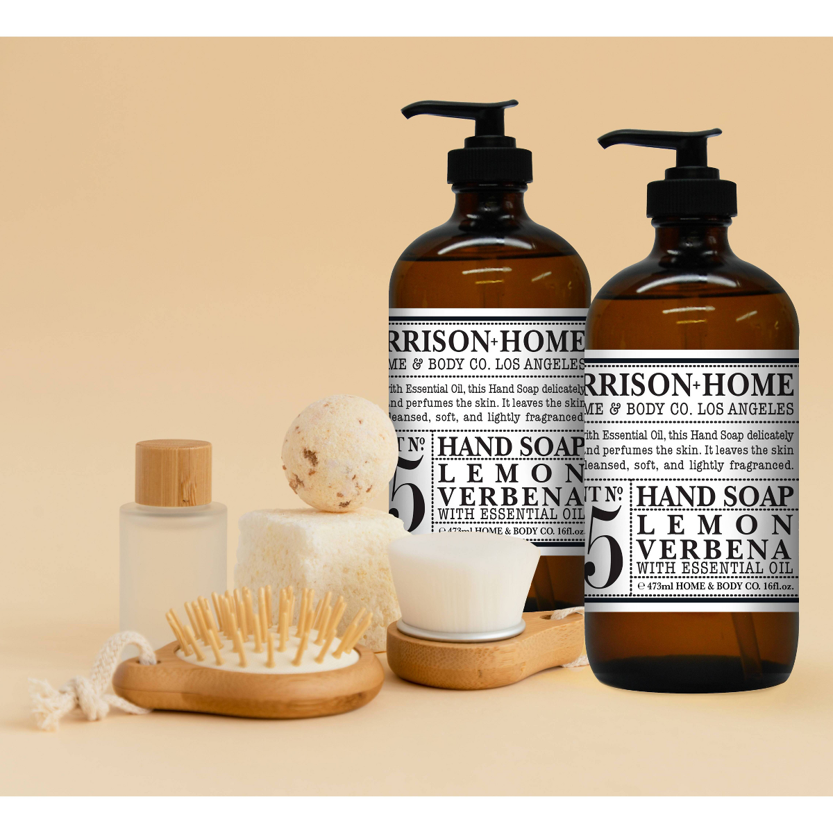 Garrison + Home Plastic Hand Soaps - Lemon Verbena - 16 fl oz/2pk