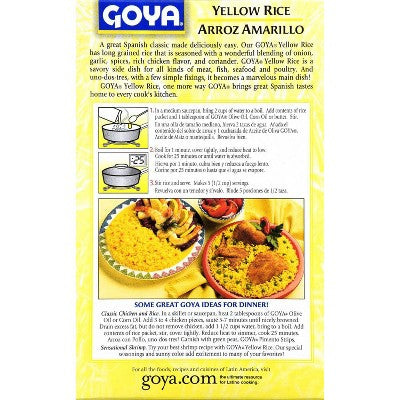 Goya Spanish Style Yellow Rice Mix - 7oz