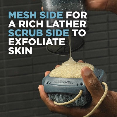 Dove Men+Care Active Clean Dual-Sided Body Wash Shower Tool