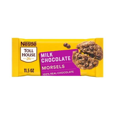 Nestle Toll House Milk Chocolate Chips for Cookie Baking - 11.5oz: Gluten-Free, No Artificial Flavors
