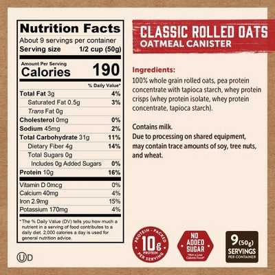 Kodiak Protein-Packed Oatmeal - 16oz