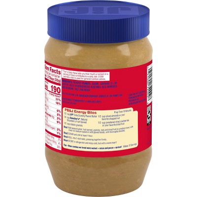 Jif Extra Crunchy Peanut Butter - 40oz: Gluten-Free, No Preservatives
