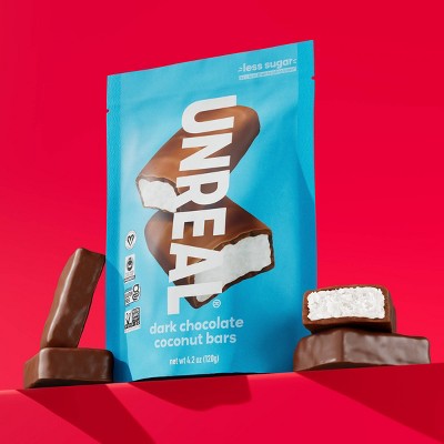 UNREAL Dark Chocolate Coconut Candy  Bars - 4.2oz