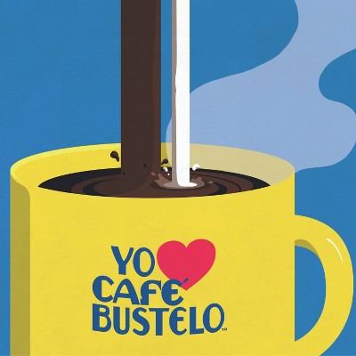 Café Bustelo Supreme Espresso-Style Medium Dark Roast Ground Coffee - 10oz: Arabica Beans