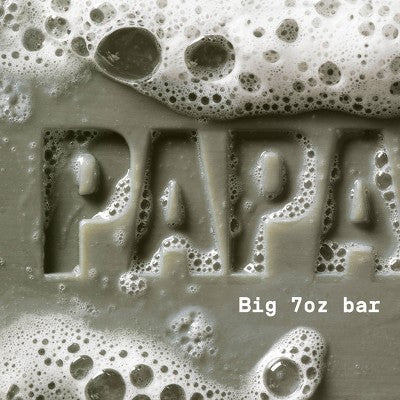 Papatui Men's Sulfate-Free Exfoliating and Hydrating Avocado Oil and Ceramides Bar Soap - Sandalwood Suede - 7oz