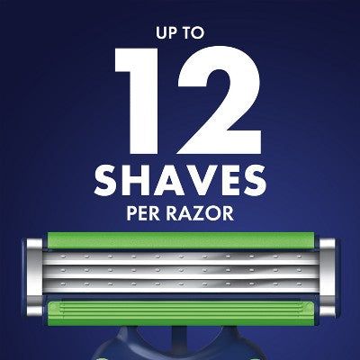 Gillette Sensor Sensitive Men 3 Blades Disposable Razor - Trial Size