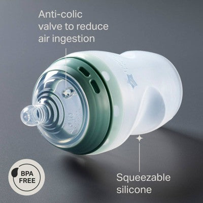 Tommee Tippee Start Silicone Baby Bottles - 2pk