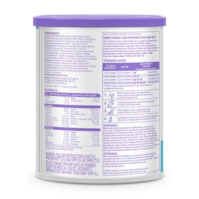 Bubs Easy Digest Goat Milk Infant Formula Powder (Babies 0-12 Months) - 20oz