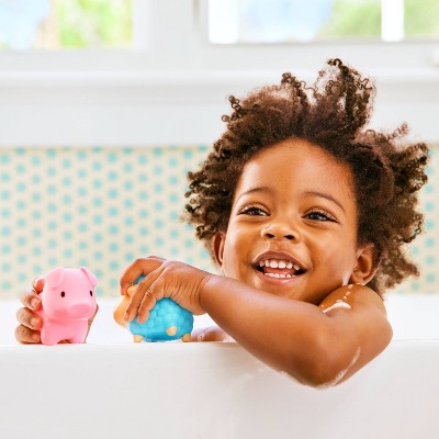 Munchkin Farm Squirts Bath Toy 8pk: Educational Animal Learning, Fun Plastic Toys