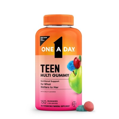 One A Day Teen Girl Multivitamin with Biotin, Skin Health - 150ct
