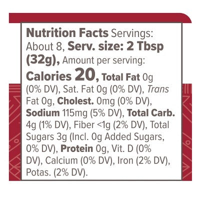Primal Kitchen Organic and Unsweetened Classic BBQ Sauce - 8.5oz