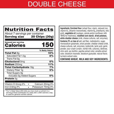 Cheez-It Snap'd Double Cheese Crackers - 7.5oz