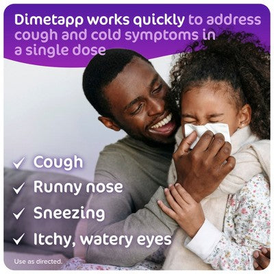 Children's Dimetapp Cough & Cold Relief Liquid - Dextromethorphan - Grape - 4 fl oz