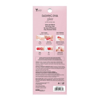 Dashing Diva Gloss Nail Art - Going Platinum - 32ct