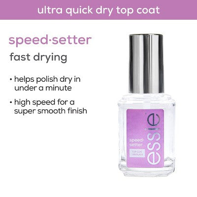 essie Speed Setter Top Coat - quick-dry - 0.46 fl oz
