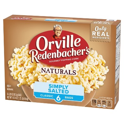 Orville Redenbacher's Simply Salted Microwave Popcorn - 6ct/19.74oz