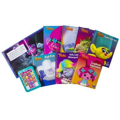 DreamWorks Trolls Electronic Me Reader 8-book Boxed Set: Features Branch & Poppy, Speaks Phrases