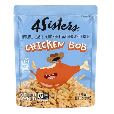 4Sisters Roasted Chicken White Rice Kid's Pouch Chicken Bob - 8.5oz