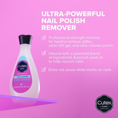 Cutex Ultra Powerful Nail Polish Remover - 10.1 fl oz