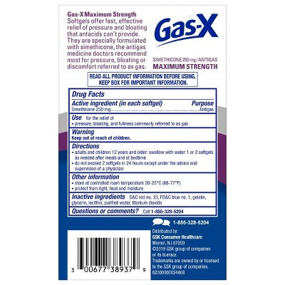 Gas-X Maximum Strength Softgel for Gas Relief