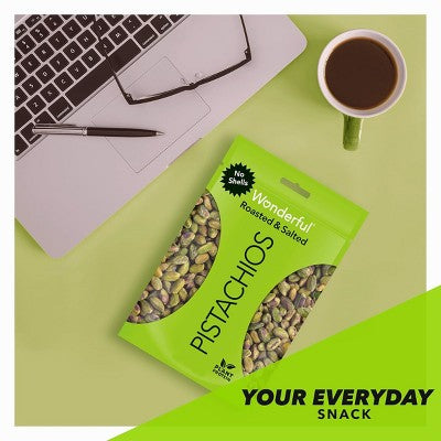 Wonderful Roasted & Salted Shelled Pistachios - 6oz