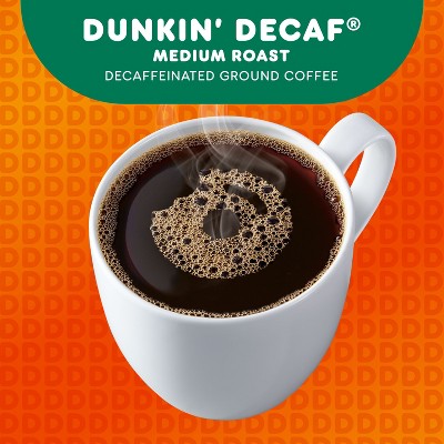 Dunkin' Dunkin' Decaf Medium Roast Coffee  - Keurig K-Cup Pods - 22ct