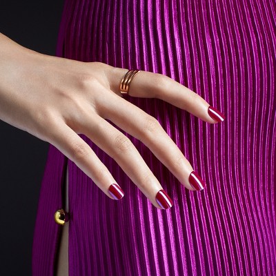 colorFX by Impress Press-On Fake Nails Short Squoval - This City - 33ct