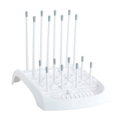 Munchkin Fold Cup and Bottle Drying Rack - White: Freestanding Plastic, Countertop Kitchen Rack
