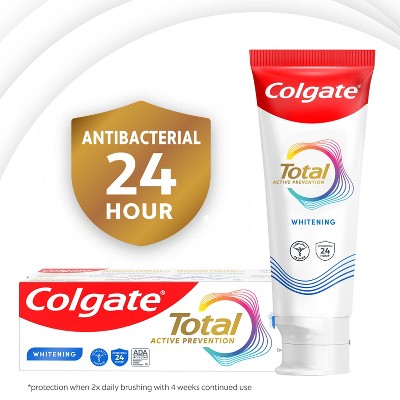 Colgate Total Active Prevention Whitening Toothpaste - Mint - 5.1oz