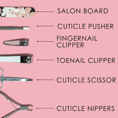 JAPONESQUE Manicure & Pedicure Kit Limited Edition - 6pc