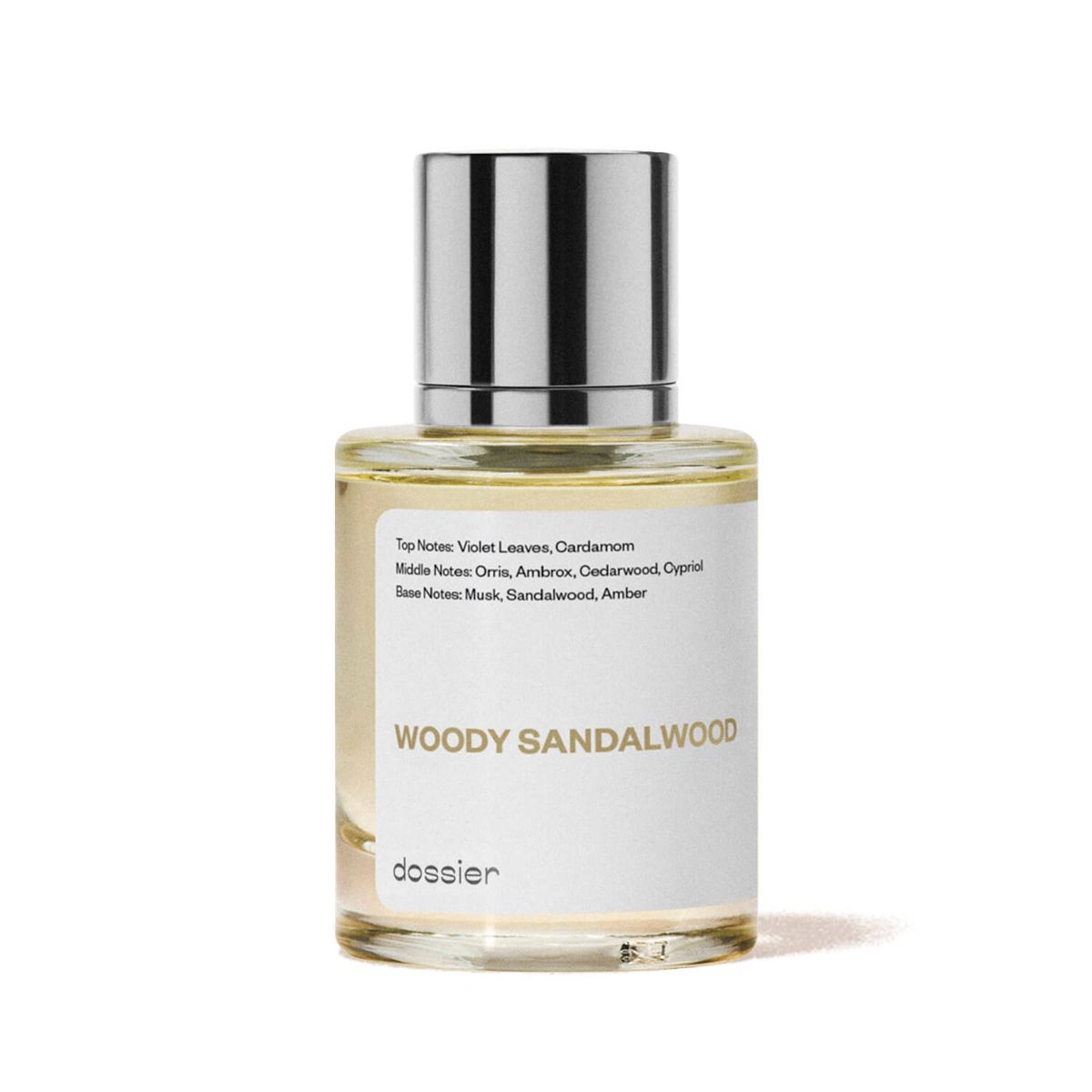 Dossier Woody Sandalwood Women's Perfume, Mysore Sandalwood, Le Labo Santal 33 Inspired, 50ml - Woody Sandalwood