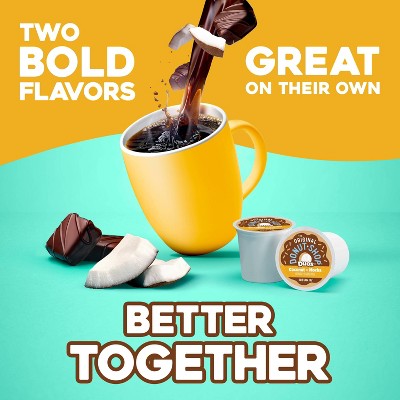 The Original Donut Shop Duos Coconut + Mocha Keurig Single-Serve K-Cup Coffee Pods, Medium Roast Coffee - 24ct
