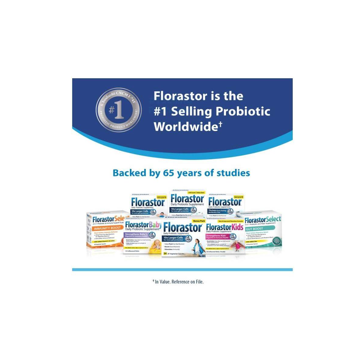 Florastor Daily Probiotic Capsules, 100 Count
