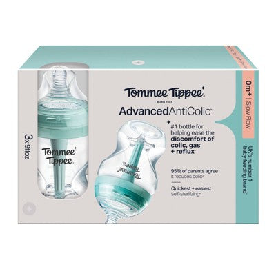 Tommee Tippee Advanced Anti-Colic Baby Bottle Set - 9oz/3pk