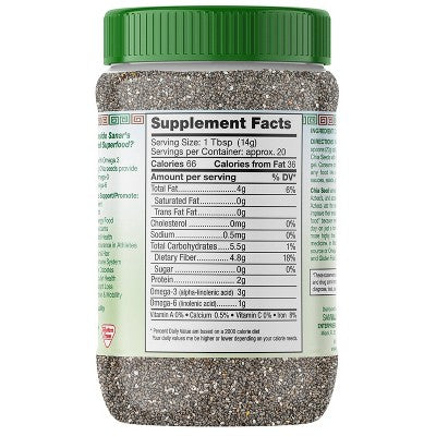Sanar Naturals Chia Seed - 10 oz