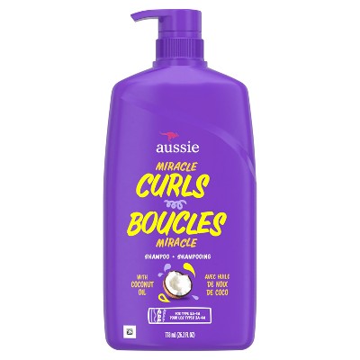 Aussie Paraben-Free Miracle Curls Shampoo with Coconut and Jojoba Oil