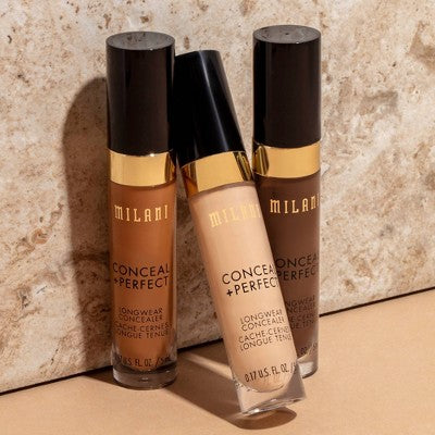 Milani Conceal + Perfect Longwear Concealer - 120 Light Vanilla - 0.17 fl oz