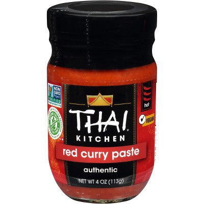 Thai Kitchen Premium Authentic Red Curry Paste 4oz: Gluten-Free
