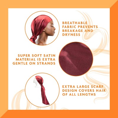 Cantu Satin Sleep Solid Scarf - 1ct