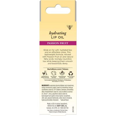 Burt's Bees Passionfruit Lip Oil - 0.27 fl oz