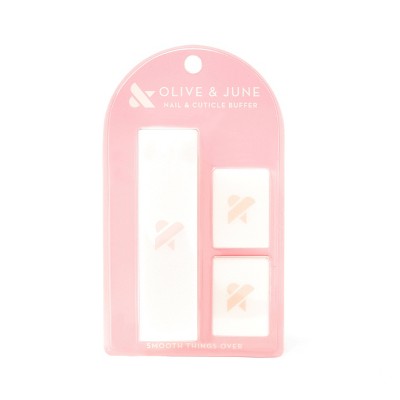 Olive & June Nail Buffer - 3pk