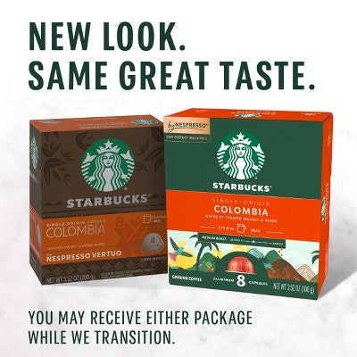 Starbucks by Nespresso Vertuo Line Single-Origin Colombia